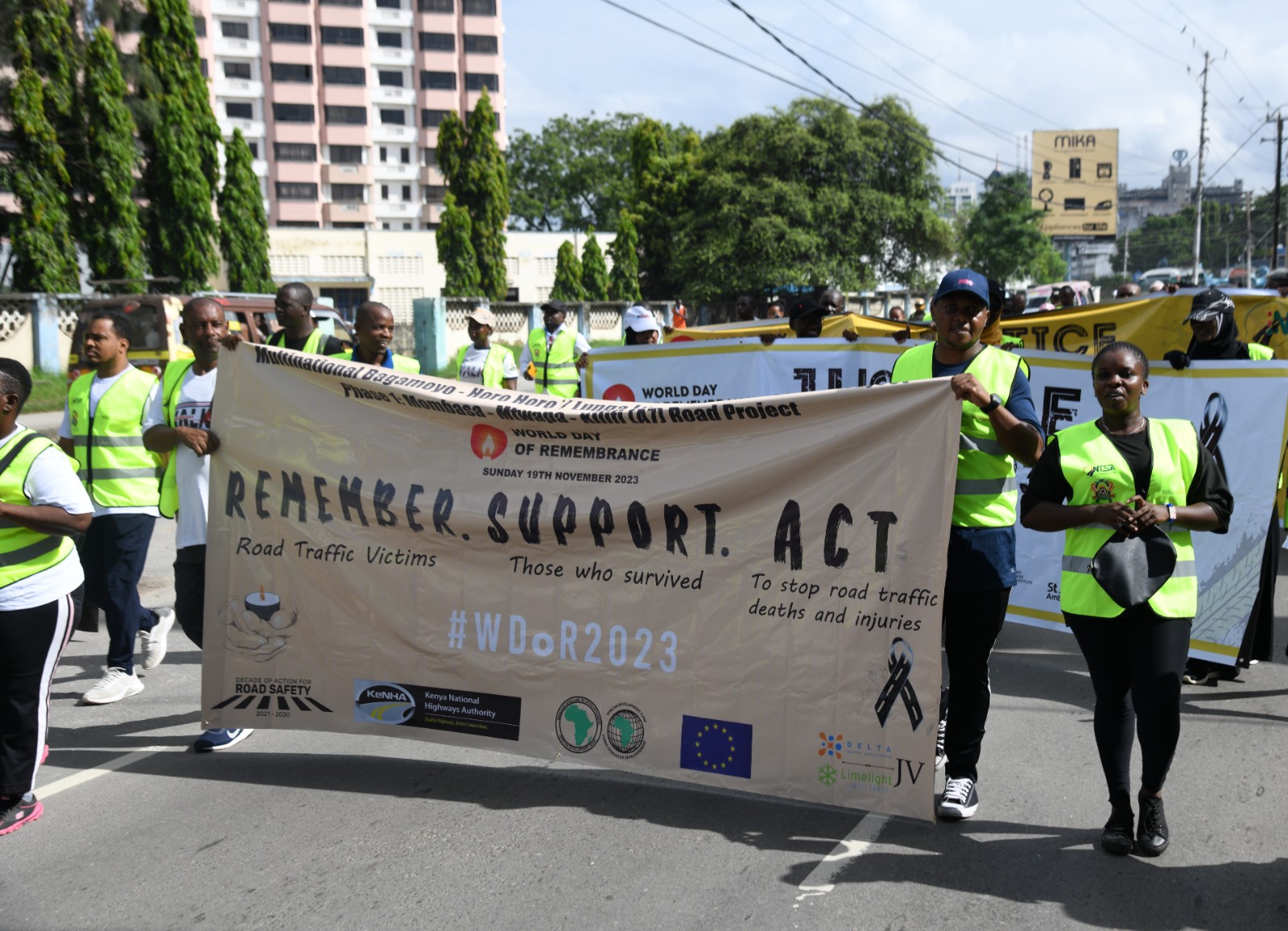 TUM joins NTSA and locals in memory of road crash victims